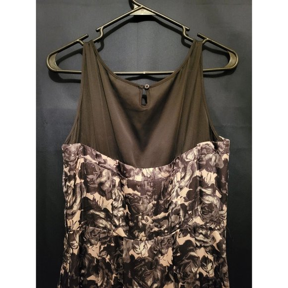 H & M Rose Black & Cream Casual Dress Size 10 - Picture 3 of 9